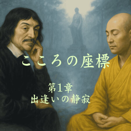 【長編連載小説】『こころの座標』(2)第1章 デカルトと空海が語る心と存在