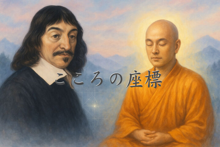 哲学創作劇「心の座標」デカルトと空海が静かに向き合う
