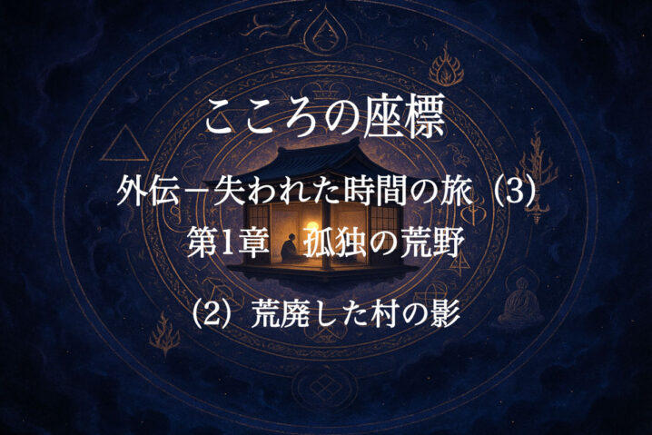 【長編連載小説】 『こころの座標』 （3） 第1章　荒廃した村の影—②