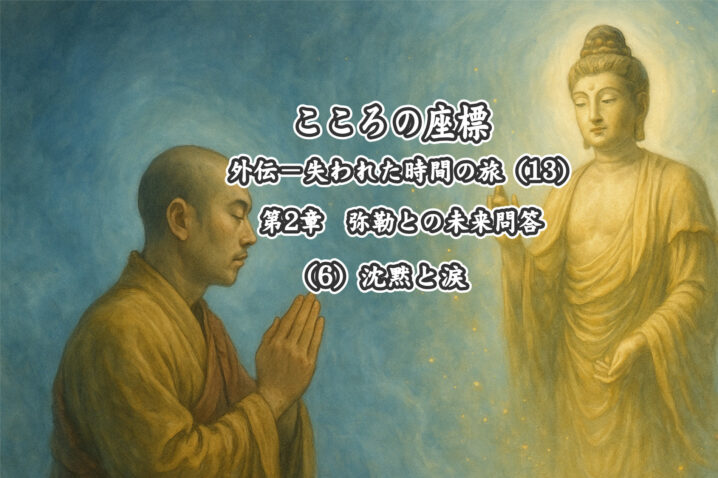 【長編連載小説】 『こころの座標　外伝：失われた時間の旅』（13）第2章　弥勒と未来問答　逆問の試練ー⑥