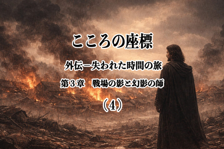 【長編連載小説】 『こころの座標　外伝：失われた時間の旅』（18）第３章　戦場の影と幻影の師　幻影としての師―④