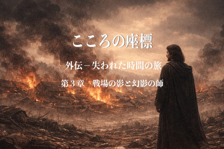 【長編連載小説】 『こころの座標　外伝：失われた時間の旅』（17）第３章　戦場の影と幻影の師　血に染まる大地―③