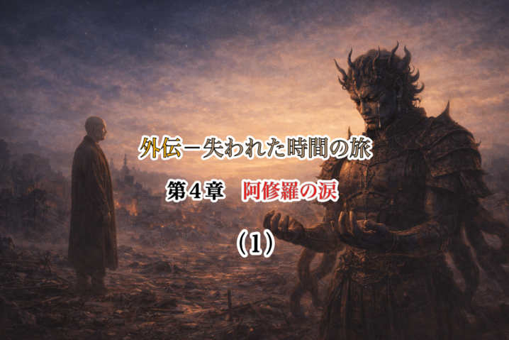 【長編連載小説】 『こころの座標　外伝：失われた時間の旅』（20）第4章　阿修羅の涙　怒りを宿す者——①